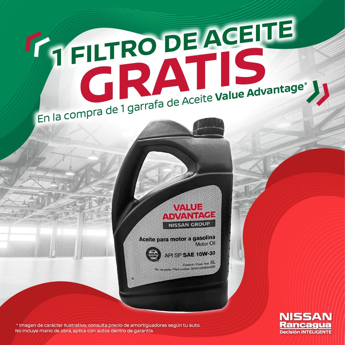1 FILTRO DE ACEITE GRATIS